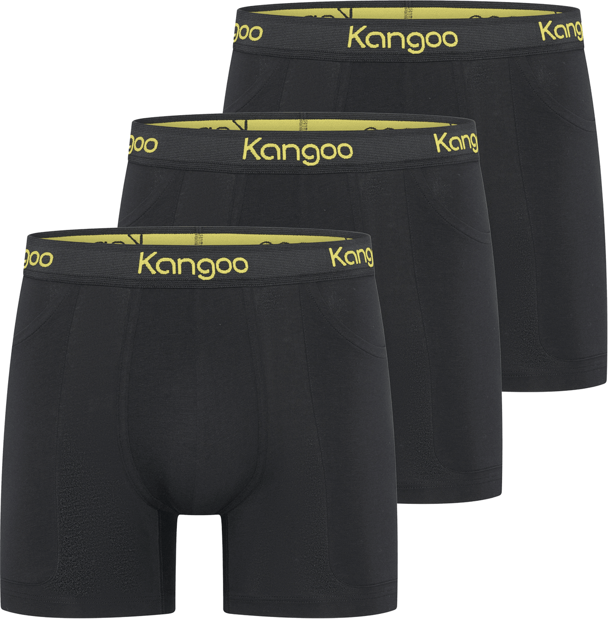 Kangoo | Black & Yellow | 3-pack